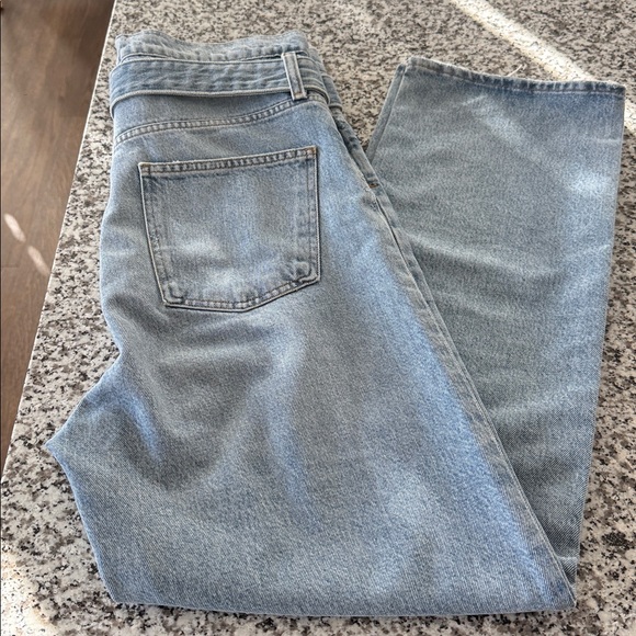 Agolde Reworked 90's Jeans Paperbag High Waisted Belted Revival Sz 27 - Picture 13 of 15